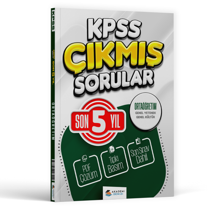 KPSS ÇIKMIŞ SORULAR ORT.ÖĞR GYGK SON 5YIL - 16-24